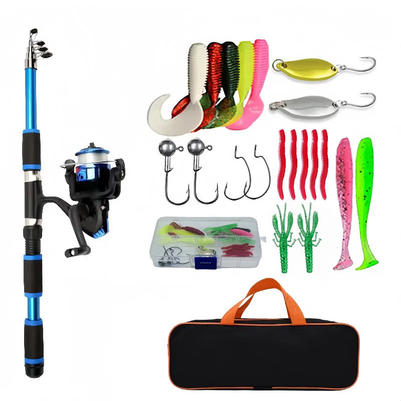Telescopic Fishing Pole Kit