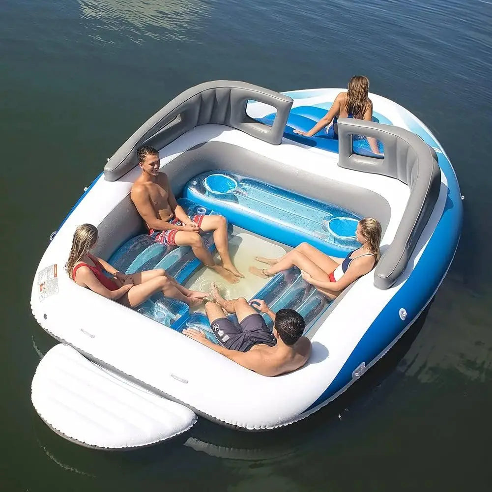 Inflatable 10-Person Floating Yacht