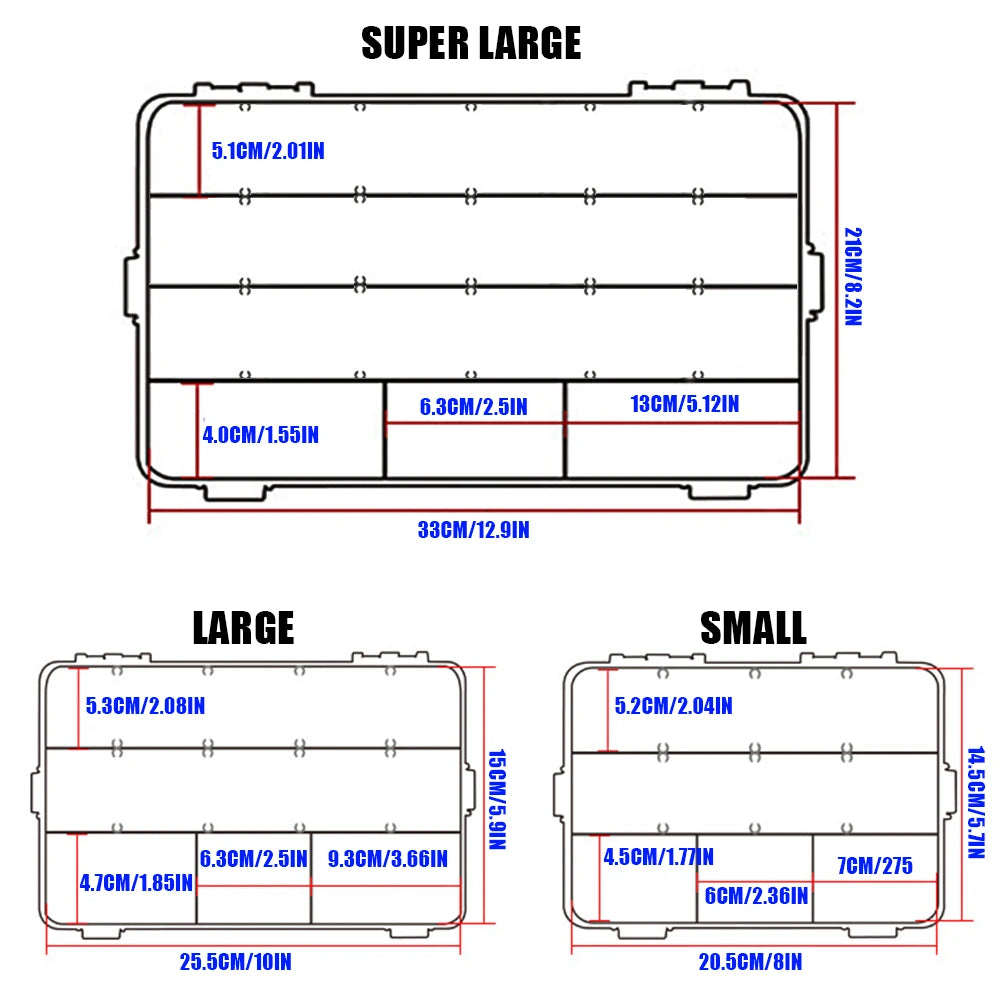 Waterproof Fishing Tackle Box