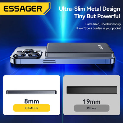 Magnetic 20W Fast-Charge Power Bank, 5000mAh