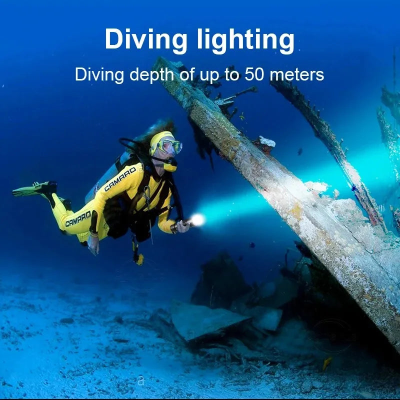Rechargeable Marine LED Flashlight