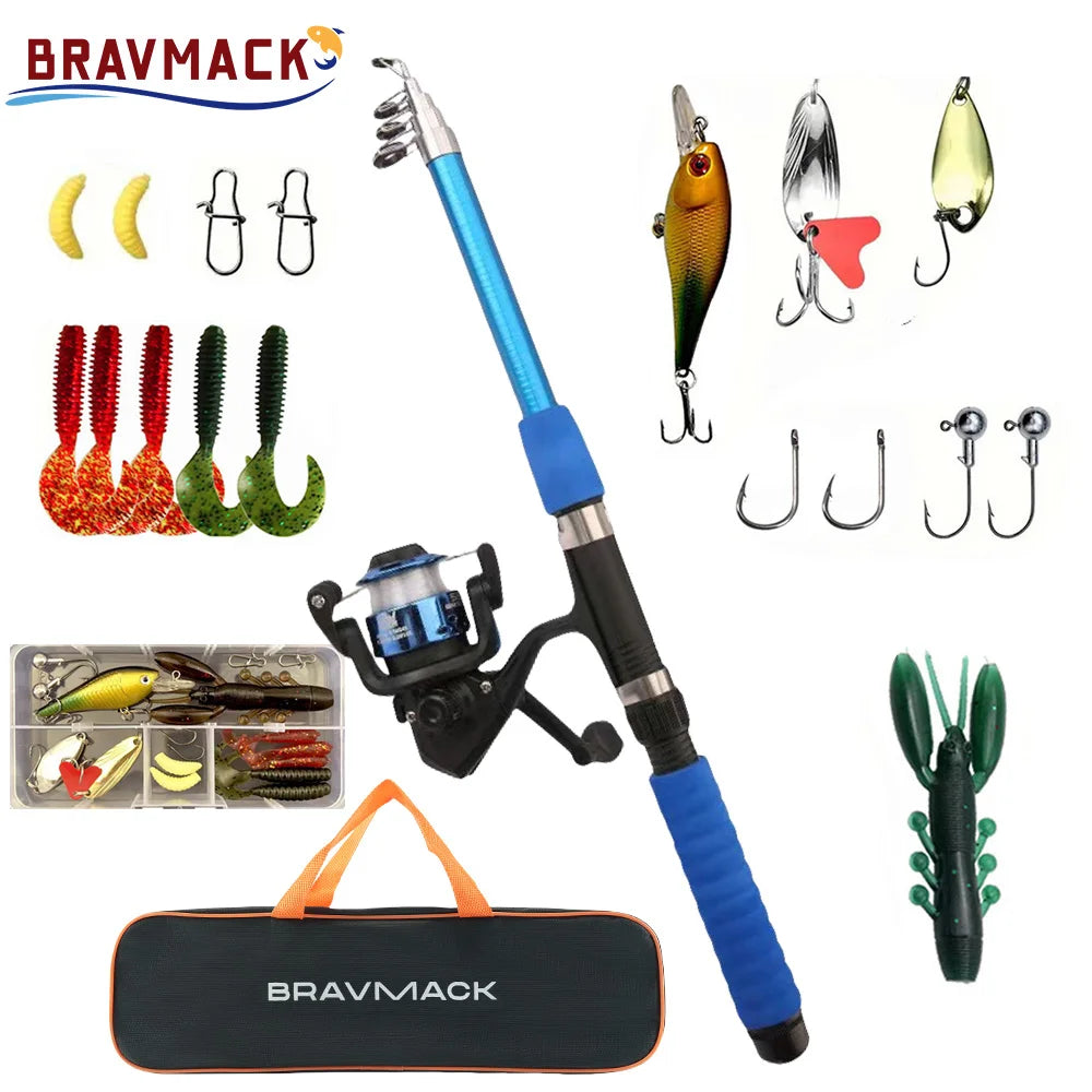 Telescopic Fishing Pole Kit