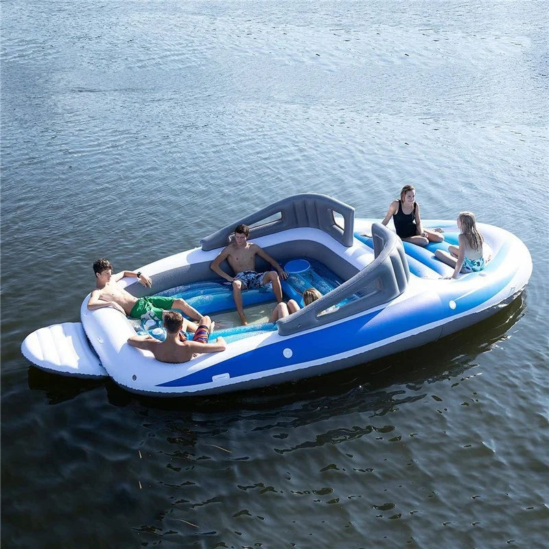 Inflatable 10-Person Floating Yacht