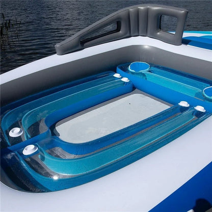 Inflatable 10-Person Floating Yacht