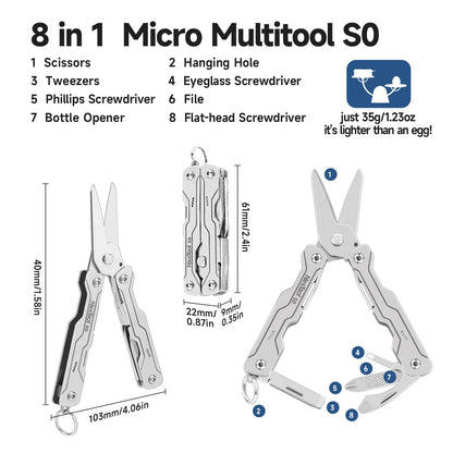 8-In-1 Mini Sailor Multitool