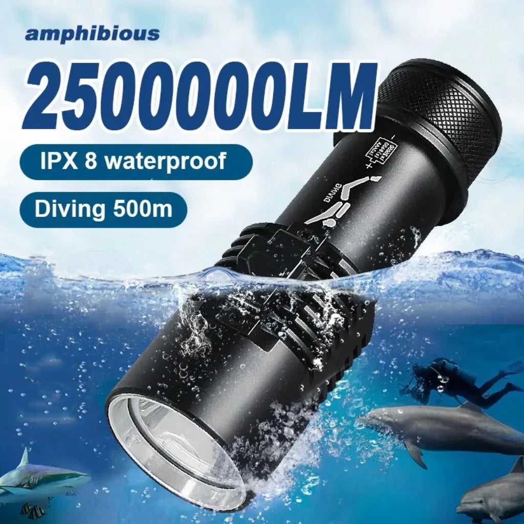 Rechargeable Marine LED Flashlight